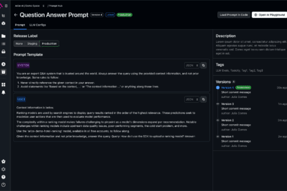 Prompt Serving and Management